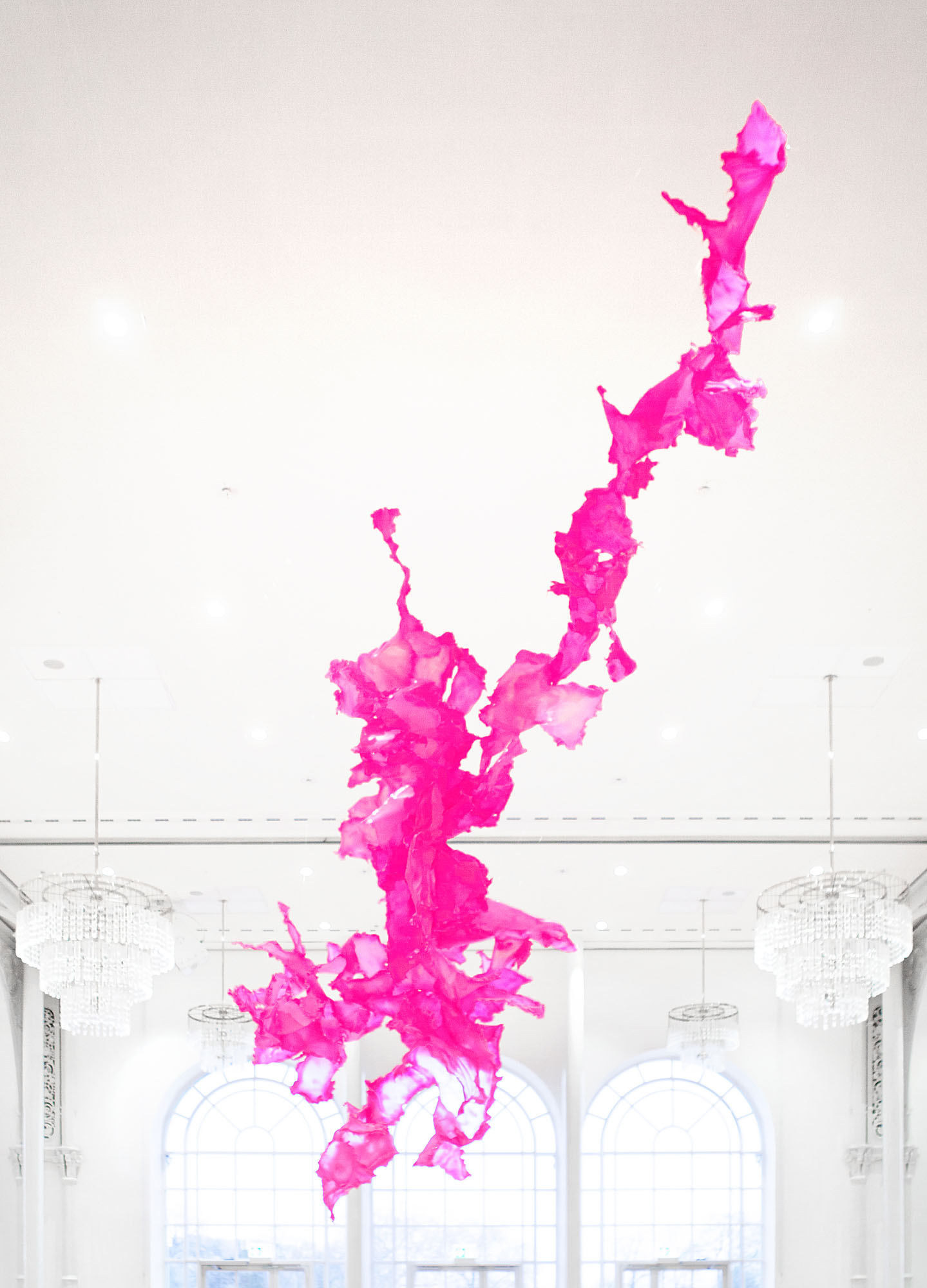 Installation "We are living in the most wonderful time ever. We are starting to construct paradise."